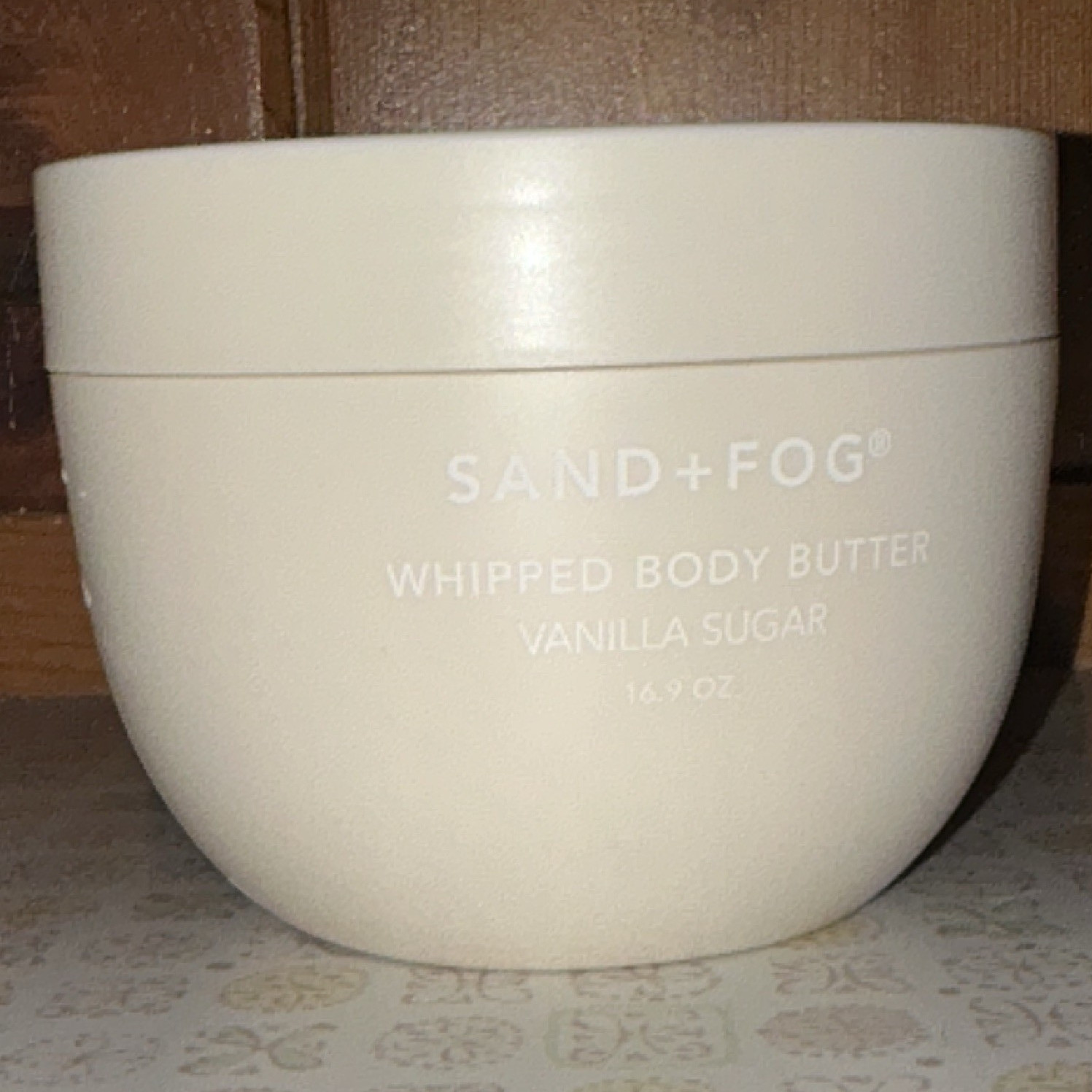 SAND+FOG Vanilla Sugar Whipped Body Butter 16.9 oz Paraben-Free Cruelty-Free
