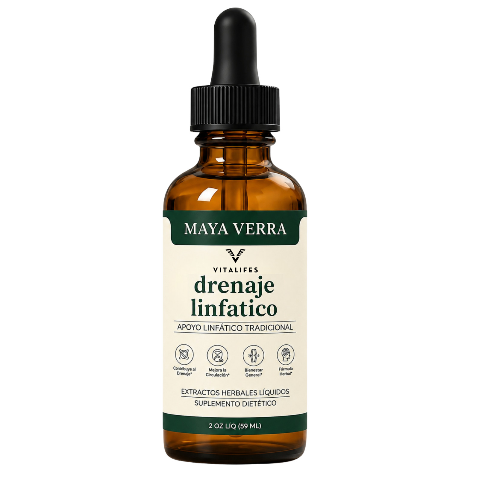 Mayaverra Lymphatic Drainage Drops,natural herbal formula,gluten-free (1 – 3 pk)
