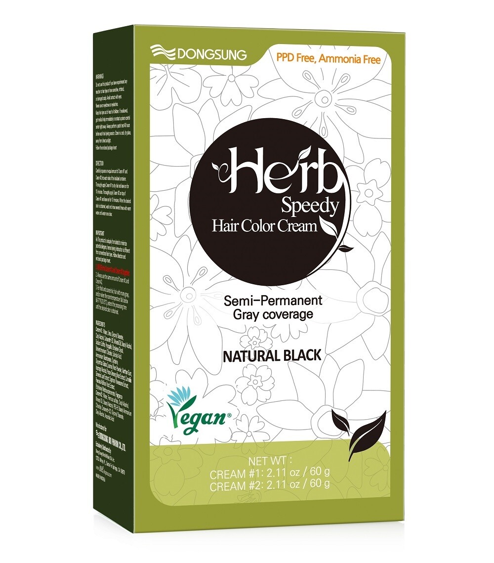Herb Speedy Ammonia Free Hair Color PPD Allergic Free Odorless Sensitive Scalp
