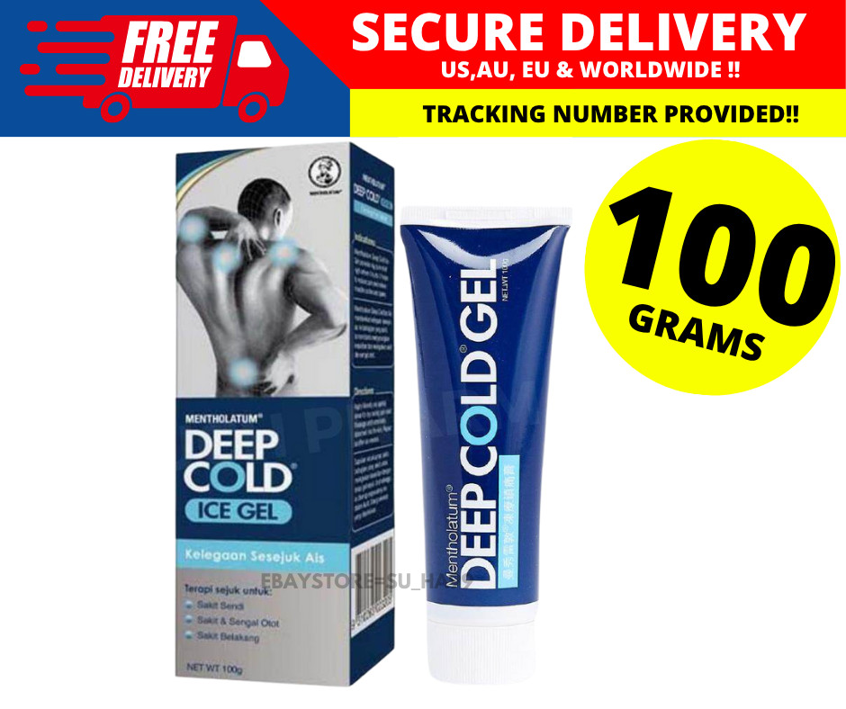 MENTHOLATUM Deep Cold Ice Gel For Arthritis, Muscle & Backaches 100g