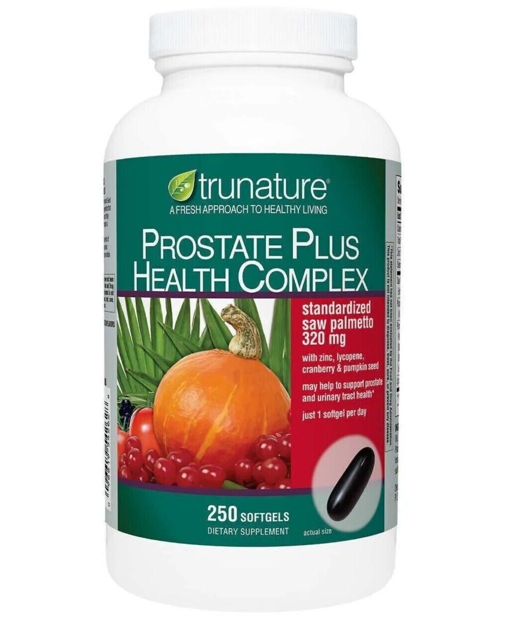 trunature Prostate Plus- Health Complex,-250 Softgels-Fast shipping.