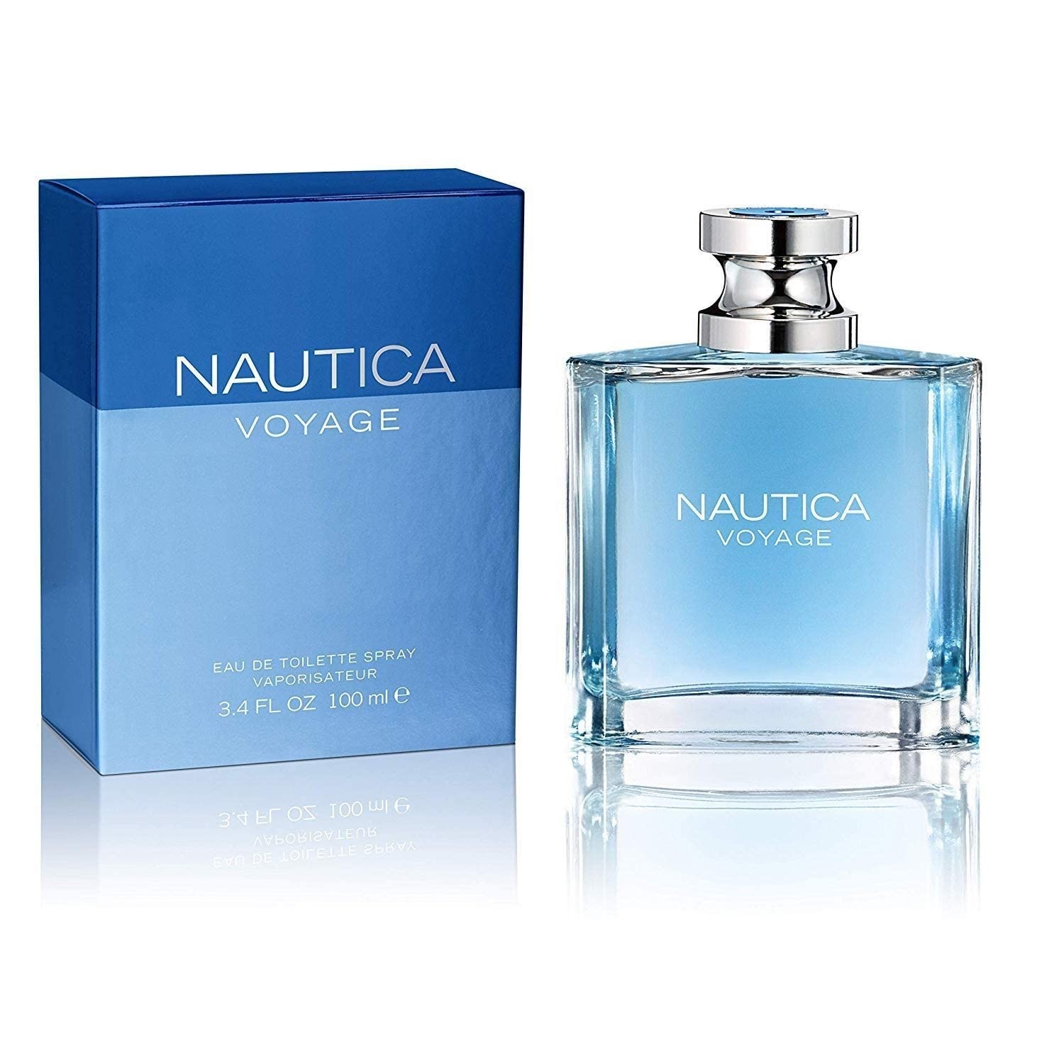 NAUTICA VOYAGE 3.3 / 3.4 oz EDT Cologne Spray for Men Brand New in Box
