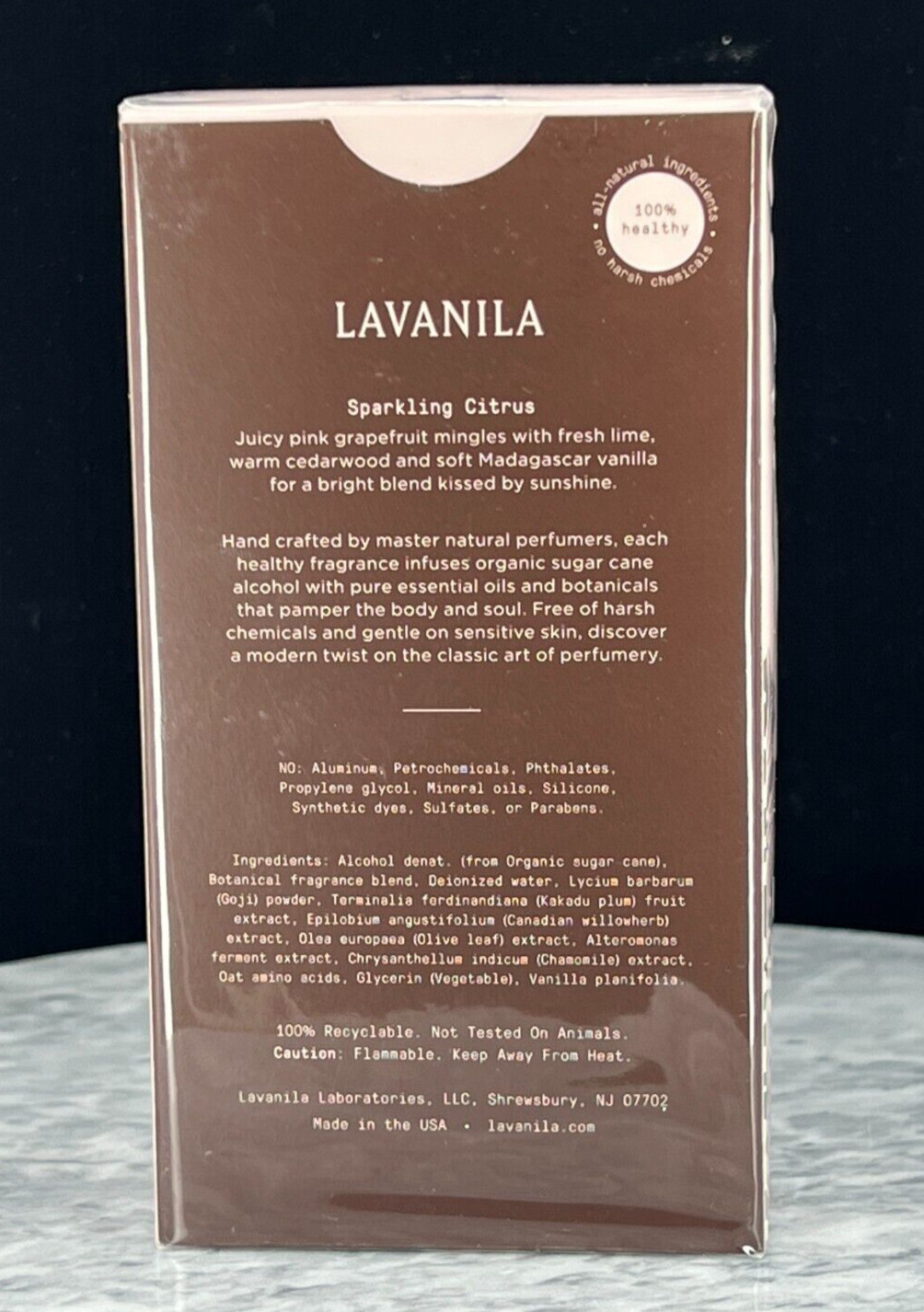 Lavanila the healthy fragrance Vanilla Grapefruit-1.7 oz (NIB)