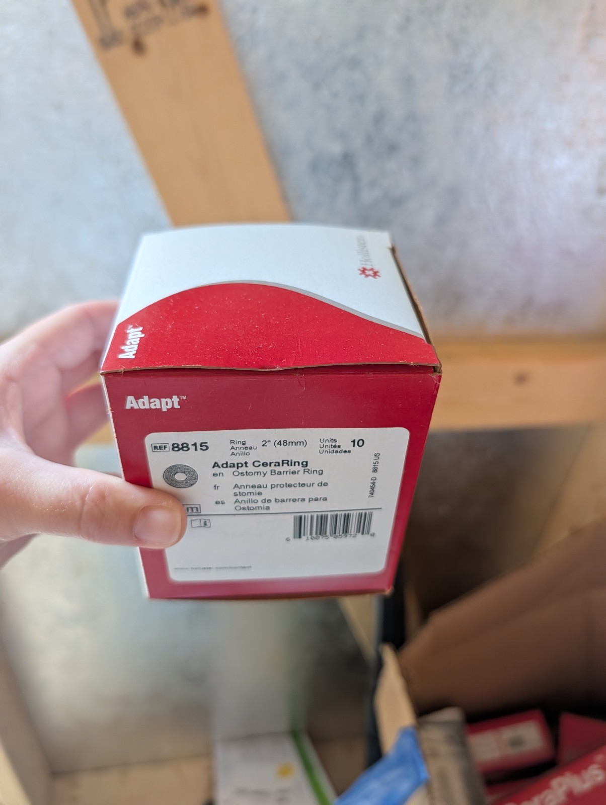 Ostomy Ring Barrier Hollister Brand New Box