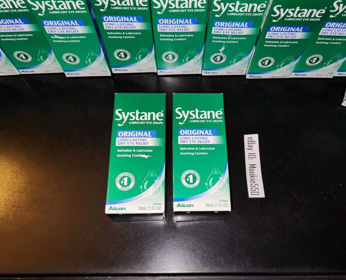 EXP 05/2025+ 2 Box Systane Large Size 1oz 30mL Long-Lasting Lubricant Eye Drops!