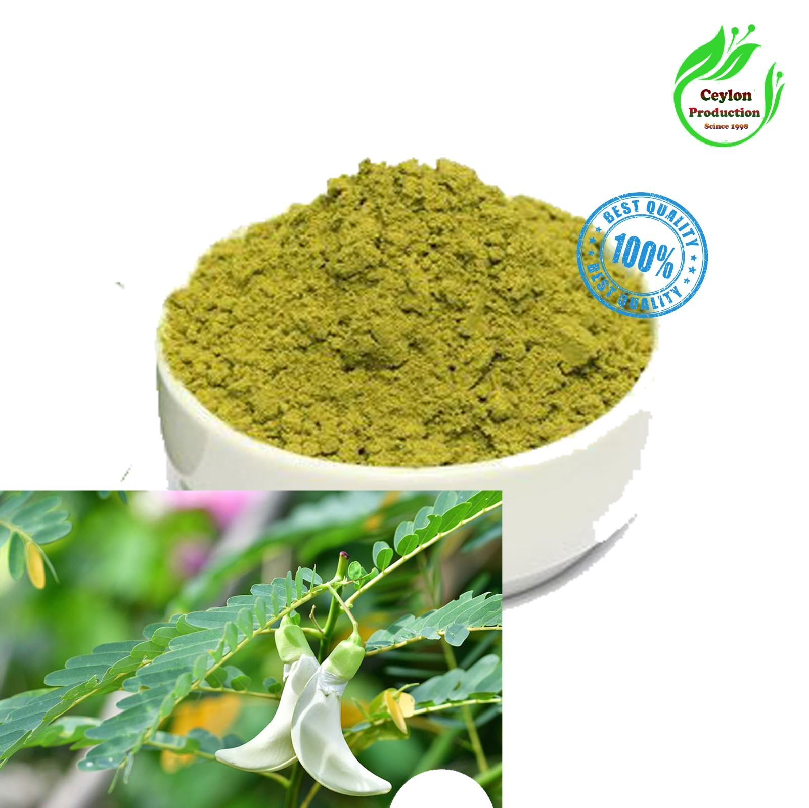 Dehydrated Vegetable Humming Bird Leave ground powder Organic Abelmoschus