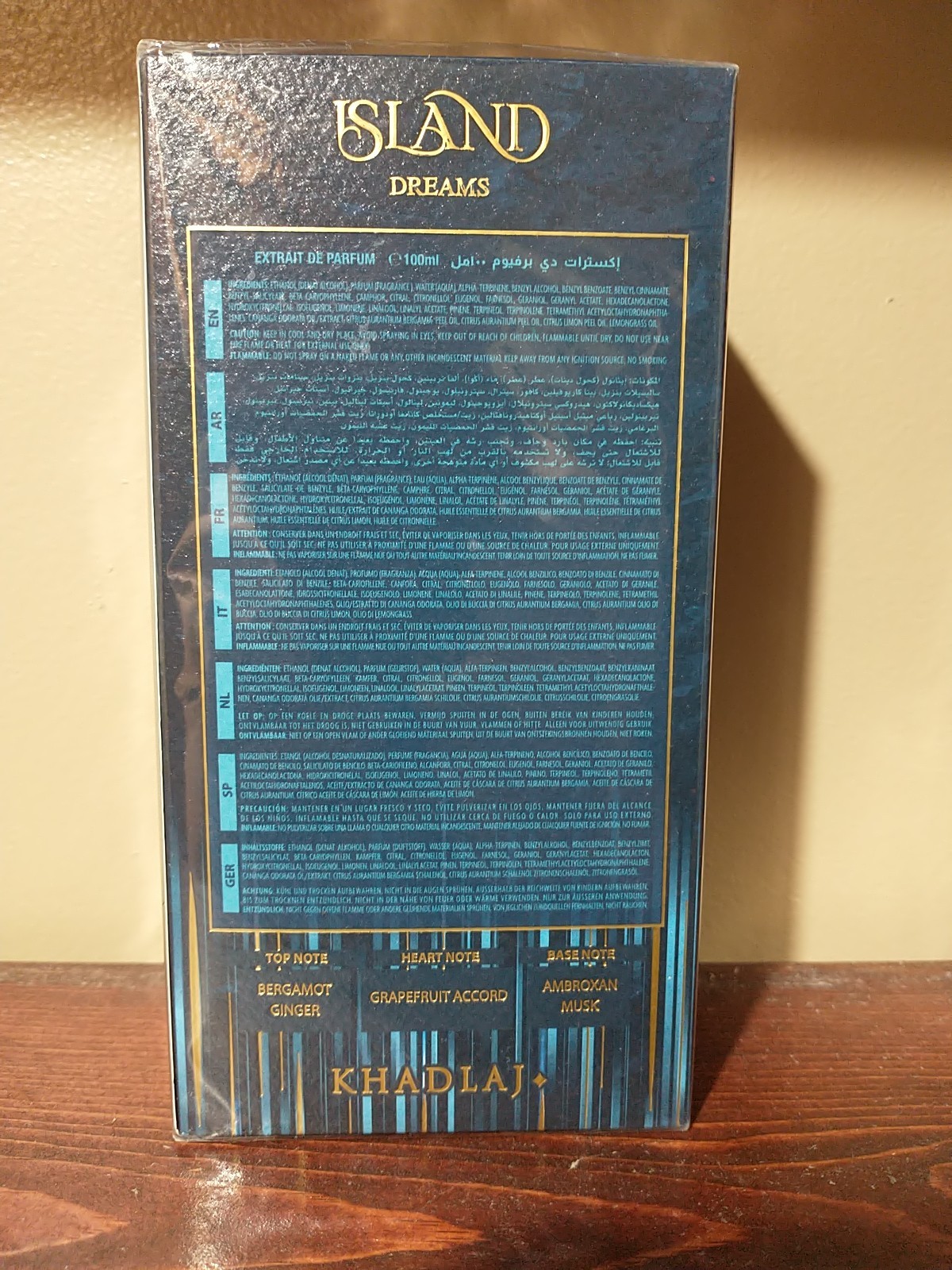 Khadlaj Island DREAMS Extrait De Parfum Spray for Unisex 3.4 oz/100ml