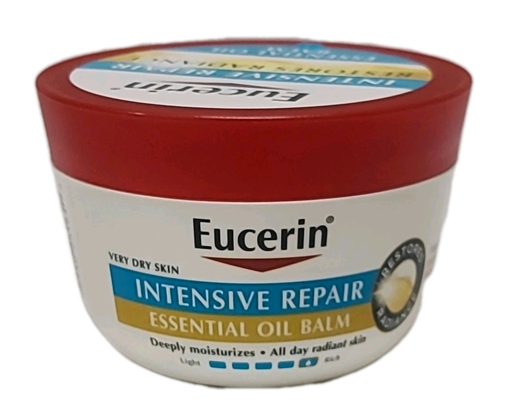 ( 1 ) |Eucerin INTENSIVE Repair ESSENTIAL OIL BALM 7oz Very dry Skin | Sealed