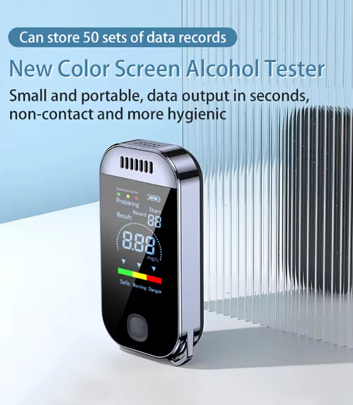 NEW Digital Breath Alcohol Tester Professional Breathalyzer With LCD Display USB