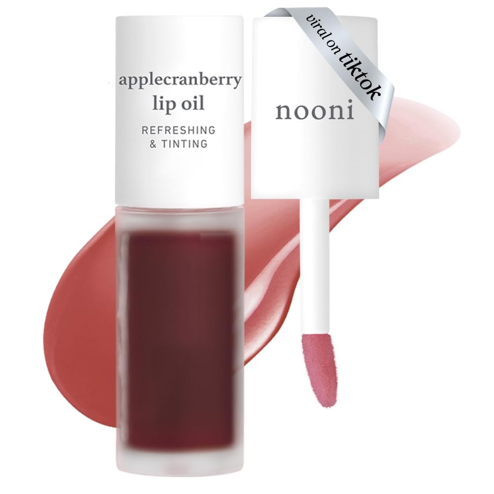 NOONI Korean Lip Oil Set – Appleberry & Applepeony – 3 Pack