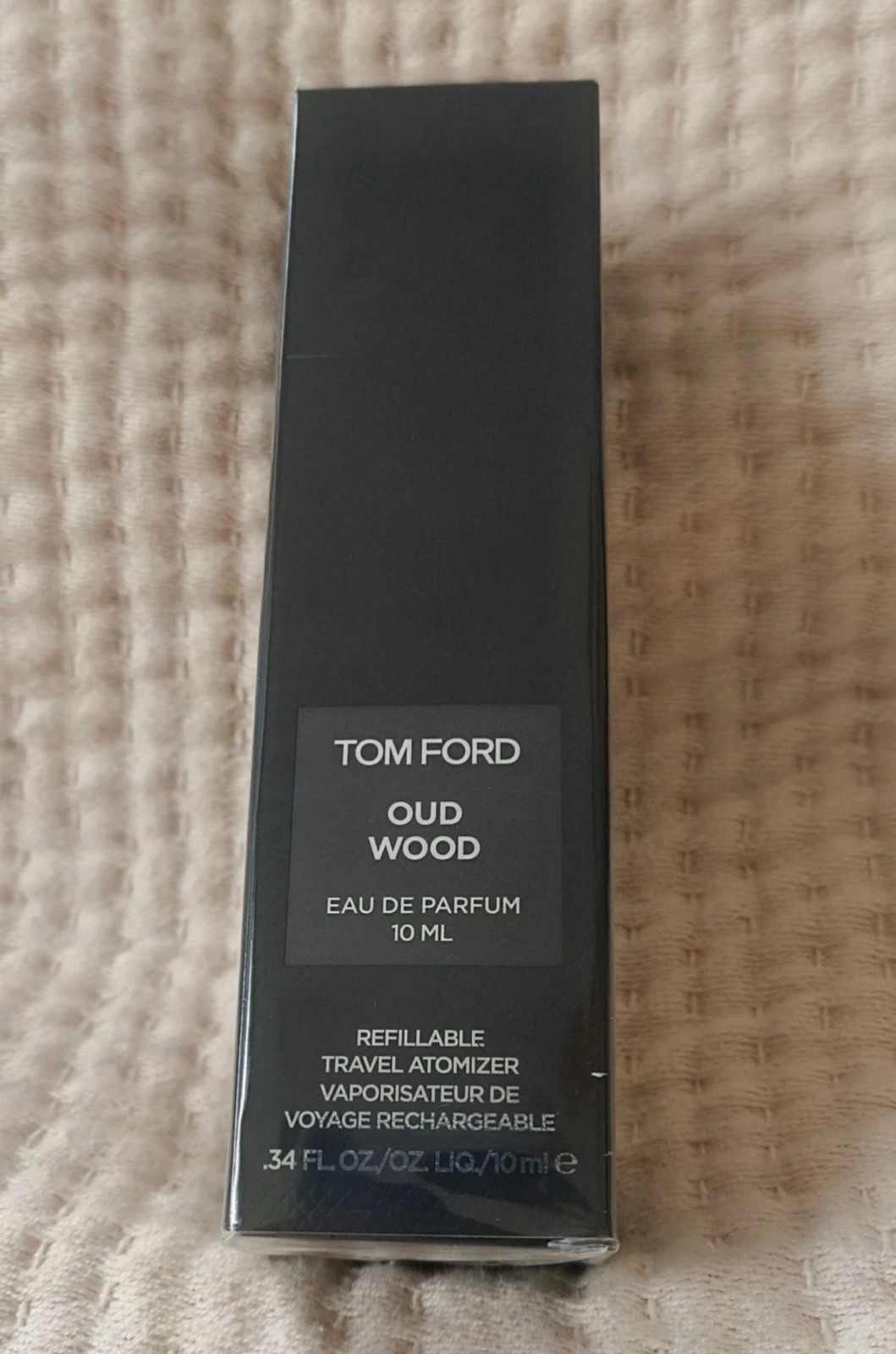 Tom Ford Oud Wood Eau de Parfum 10 ML 0.34 oz travel refillable SEALED NIB
