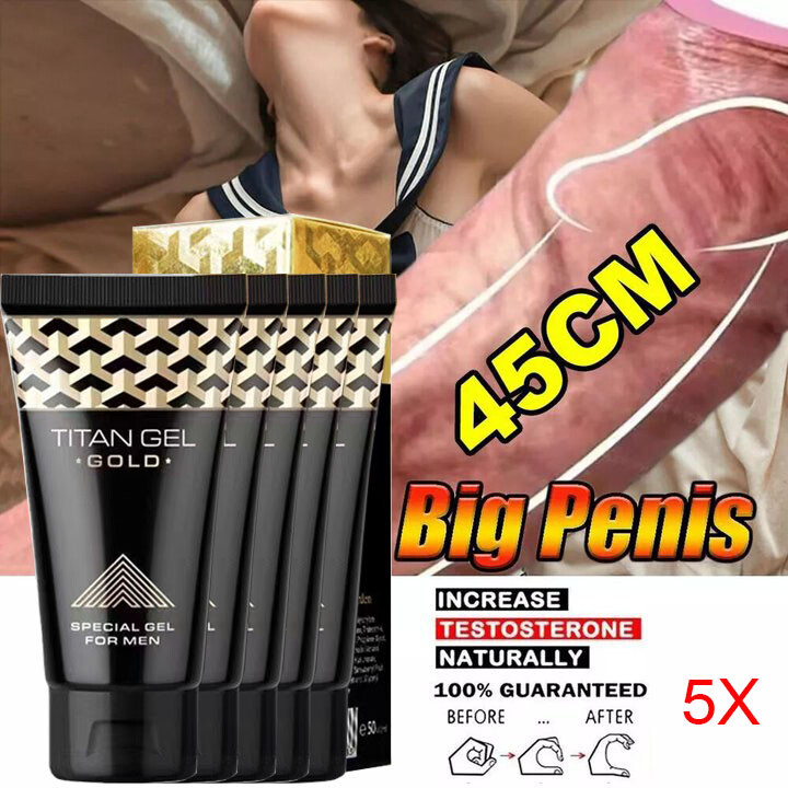 5Pcs Male Natural Enlarger Cream Big & Thick Growth Faster XXXL Enhancement Gel