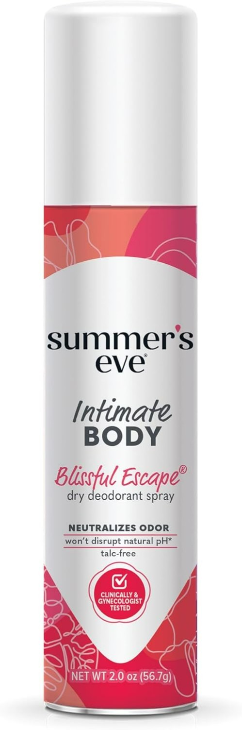 Refreshing Women’s Feminine Spray – Blissful Escape, 2 oz, Hypoallergenic