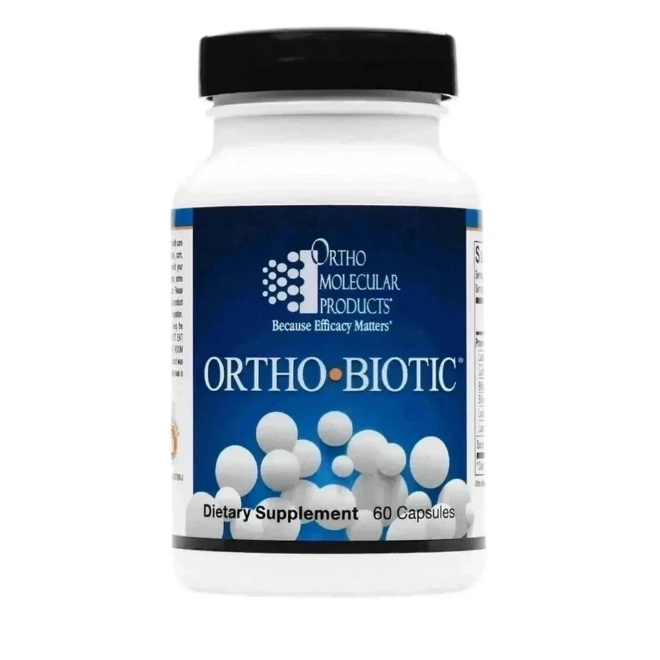 pack of 3 ORTHO BIOTIC 60 CAPSULES Digestive & Gut Health Support