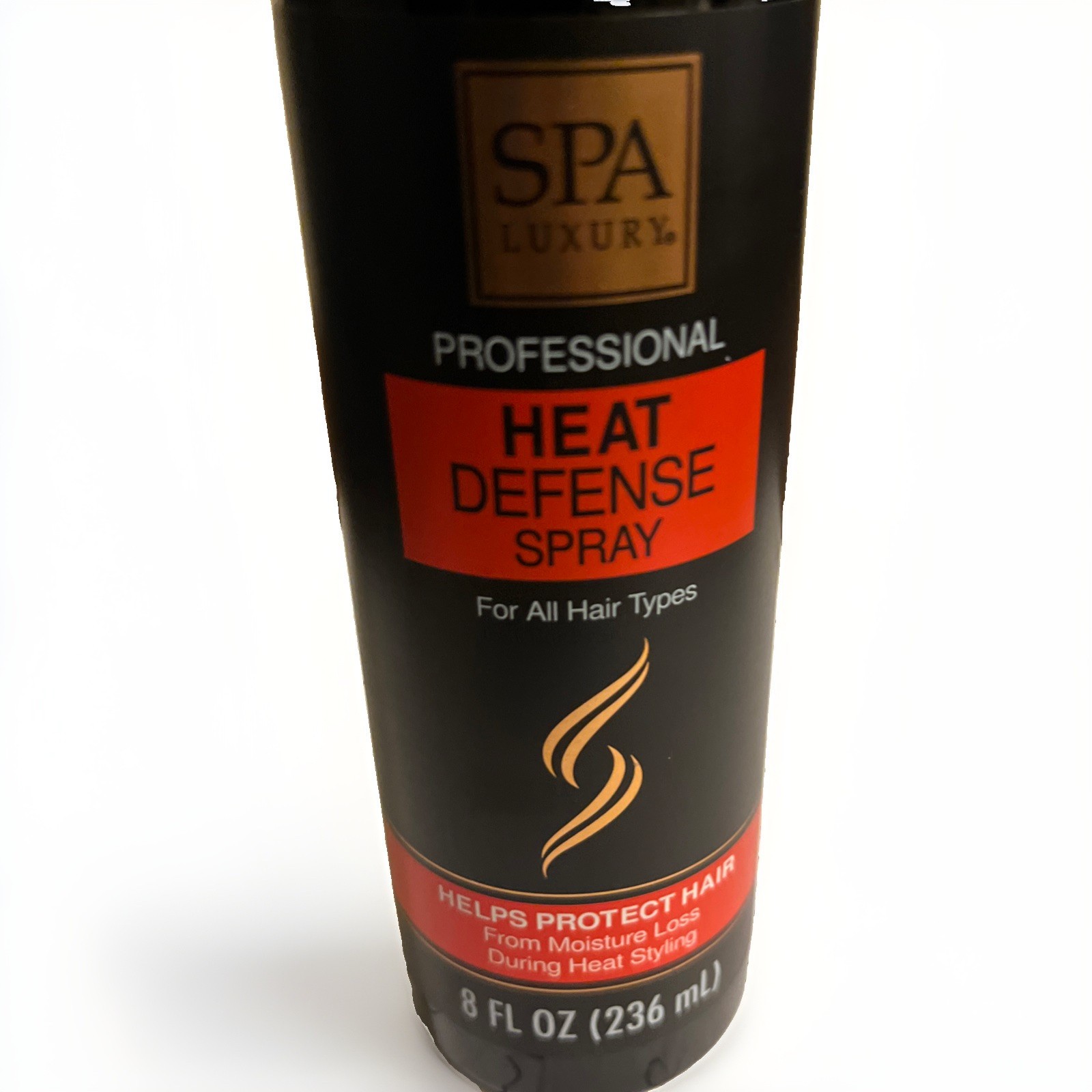 Spa Luxury Heat Defense Hair Spray Protect & Shine Mist 8oz For All Hair Types
