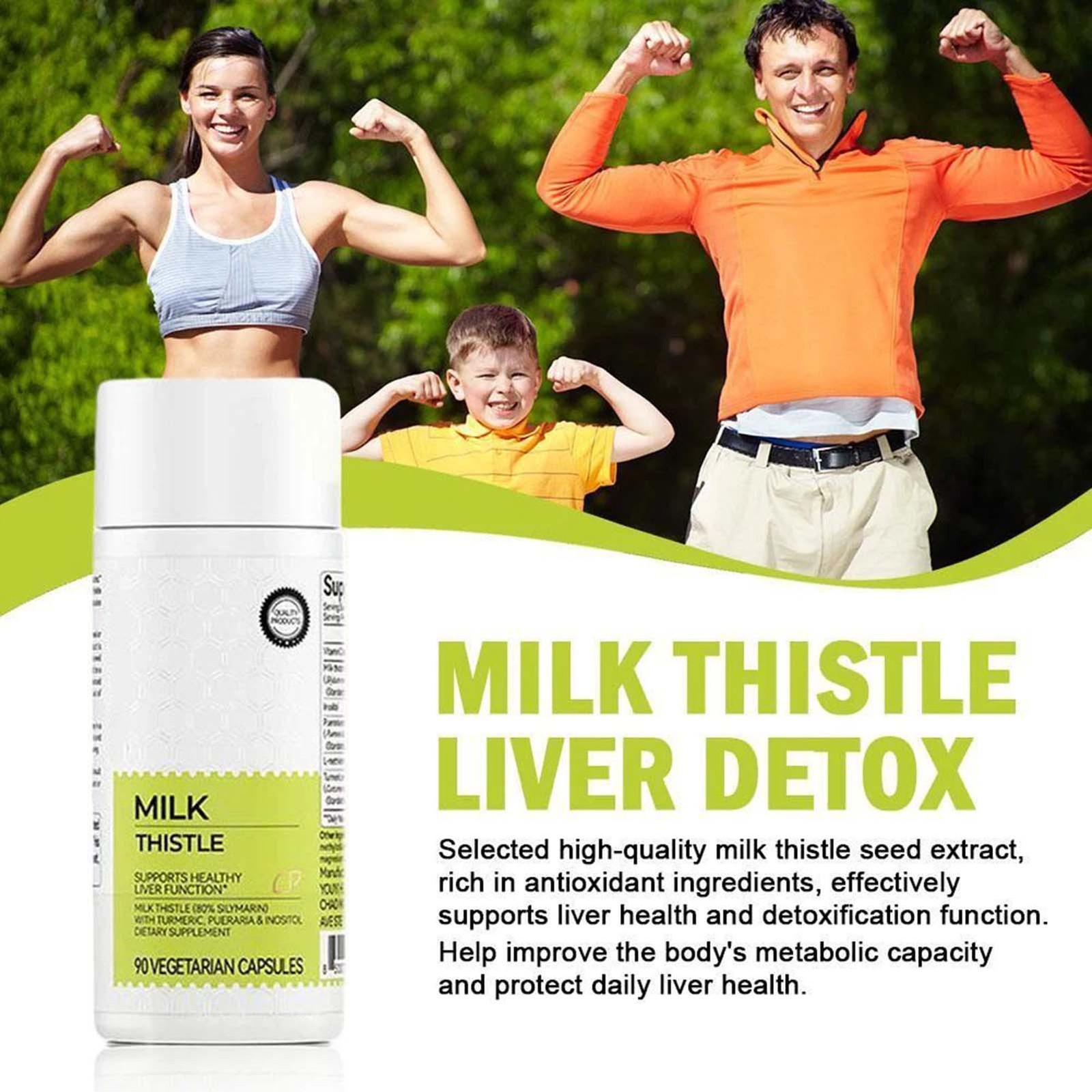 Milk Thistle 300mg 90 Capsules – Supports Healthy Liver Function