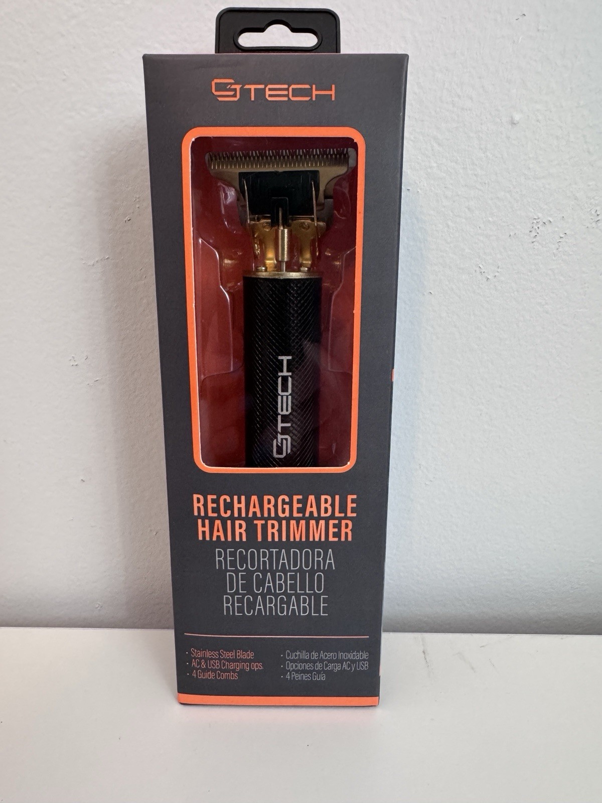 GTECH Rechargeable Hair Trimmer Kit Black/Gold USB Charging 1.5-4mm 71313
