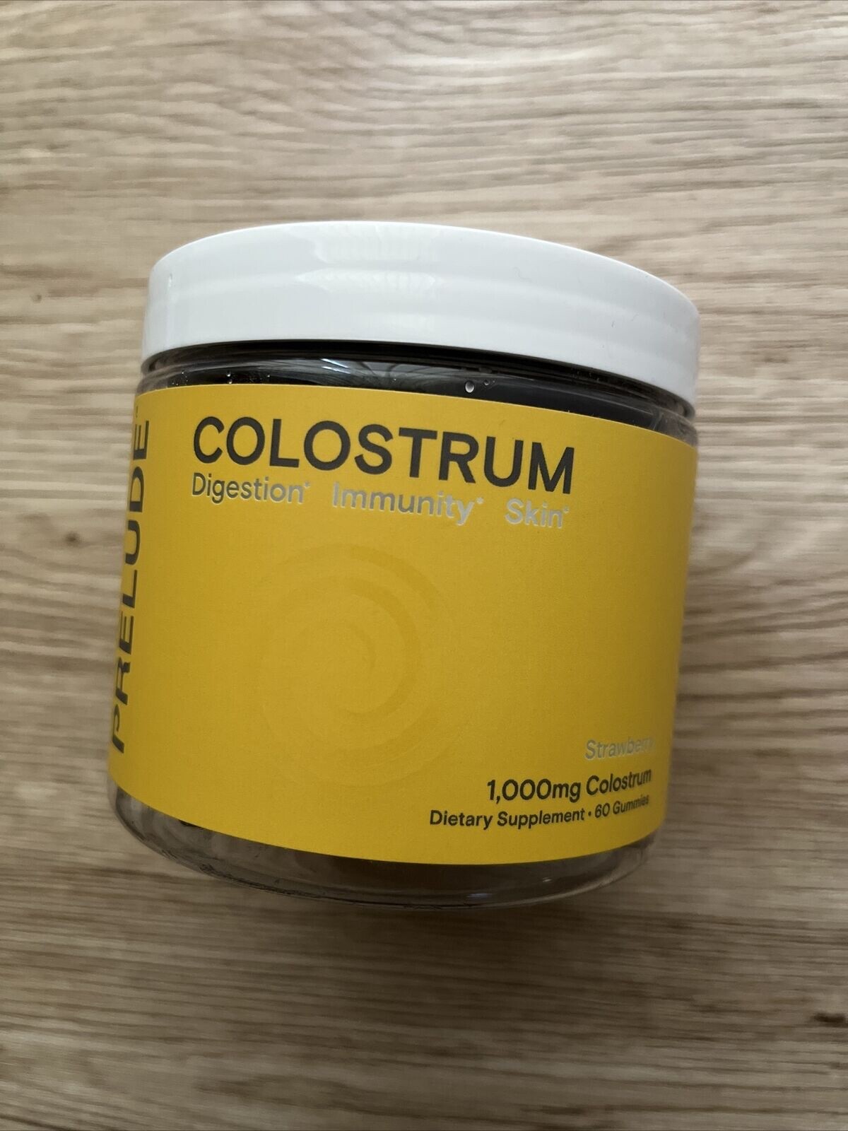Prelude Colostrum 60 Gummies 2 per serving 1000mg Bovine Supplement EXP 2026 NEW