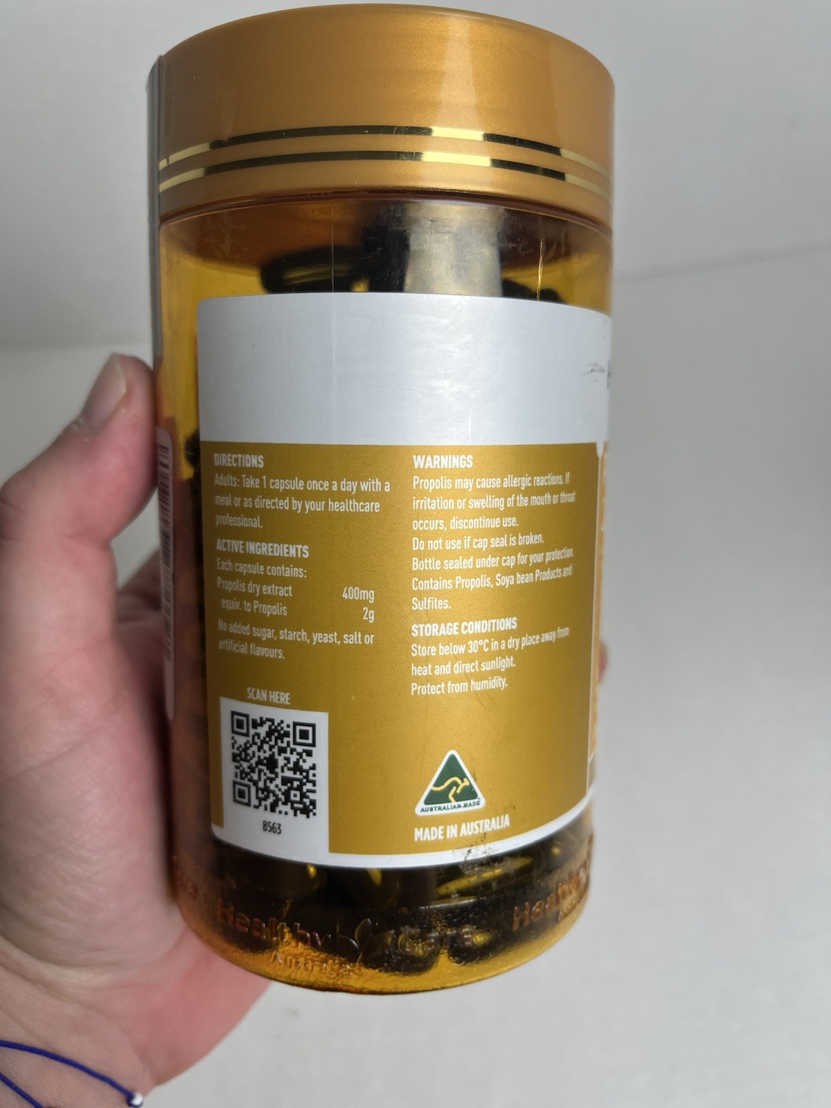 [Healthy Care] Propolis 2000mg 200 Capsules – Exp 02/2026 Ships Fast US