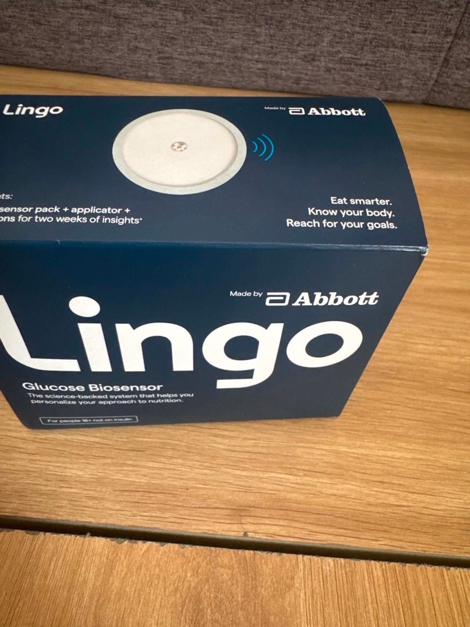 (Pack of 2) Lingo (CGM) & App 4-week plan – Sealed Box Exp 8/31/2026