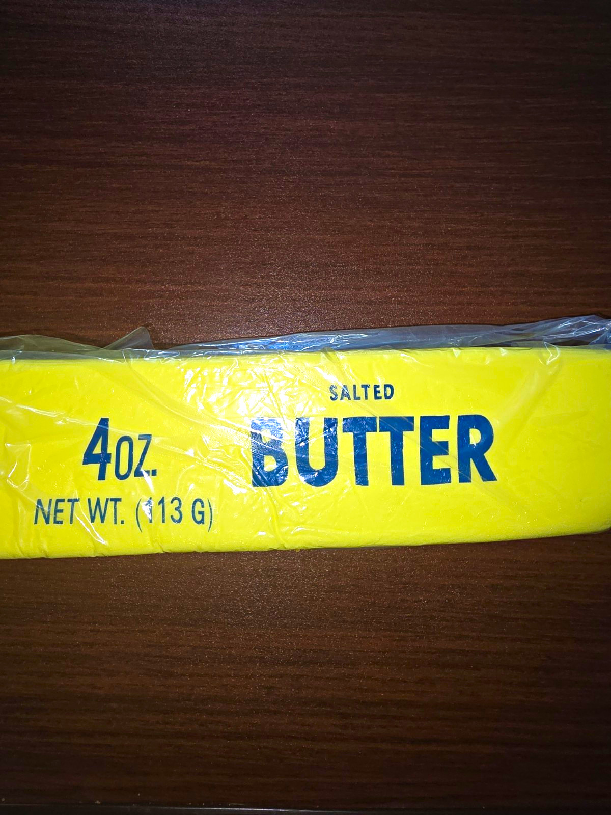 Salted Butter Foam Squeeze Ball Stress Reliever, Yellow, Squeezable 4 oz 113g