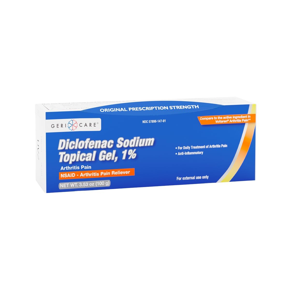 Topical Arthritis Pain Relief Gel Diclofenac Sodium 1% (NSAID) by – Hand Wris…