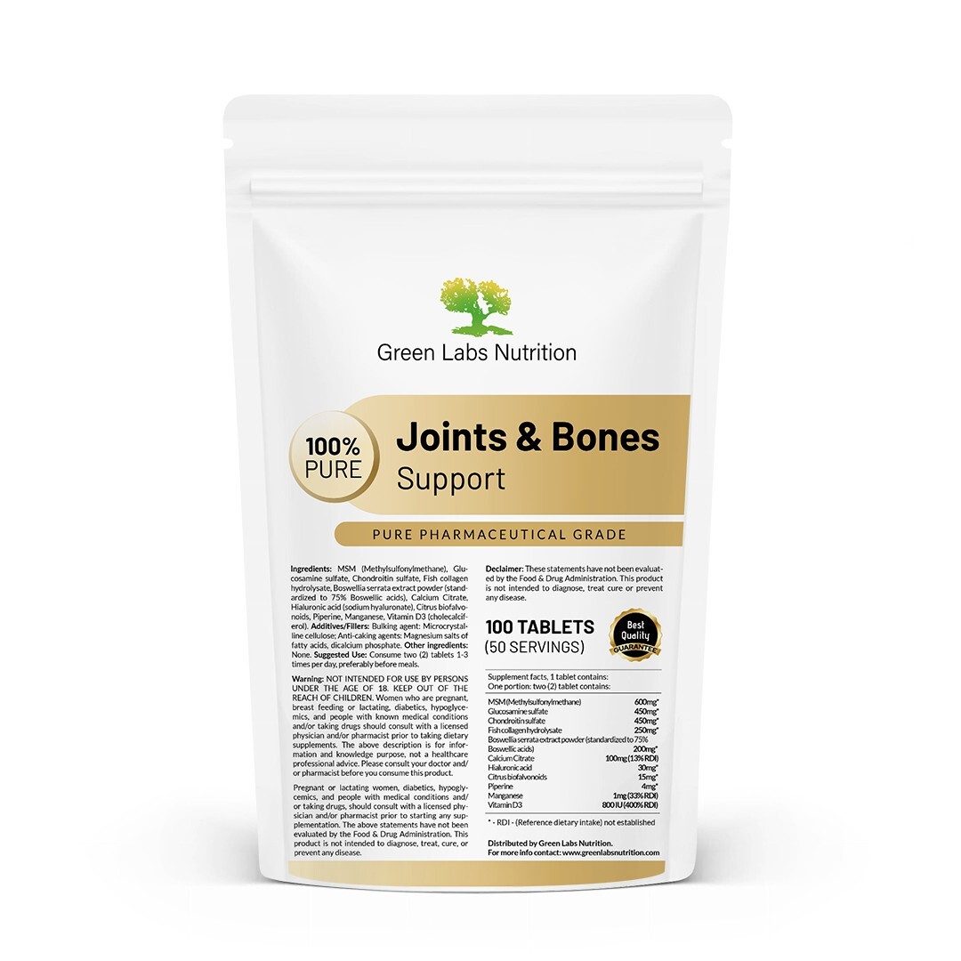 Joint And Bone Support Tablets Potent Multi Formula for Joints And Bones Health