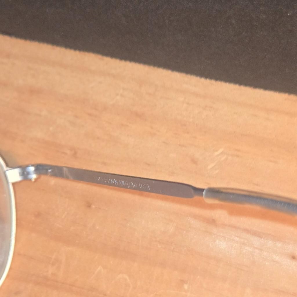 RARE 1960s VIETNAM COMMAND AO USA PILOT OFFICER SILVER GLASSES EYEGLASSES