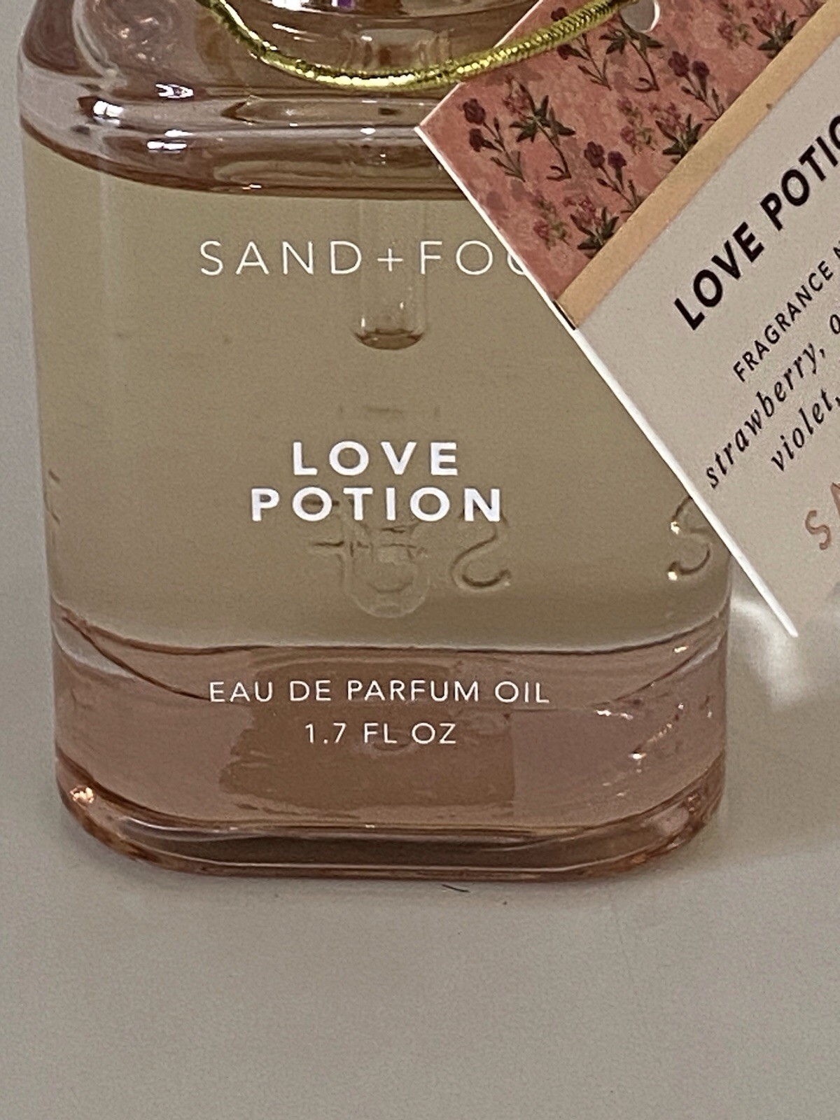 Sand + Fog Eau De Parfum Oil 1.7 fl oz LOVE POTION Strawberry Vanilla Jasmine