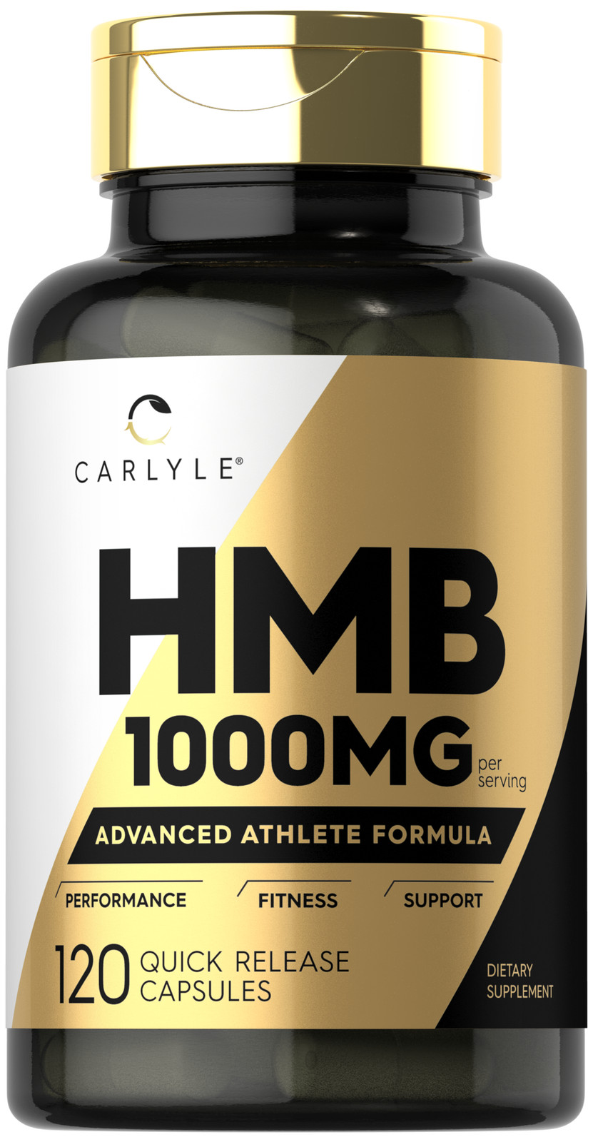 HMB Supplement | 1000mg | 120 Capsules | Non-GMO, Athlete Formula | by Carlyle