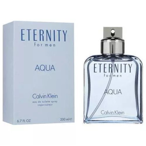 ETERNITY AQUA by Calvin Klein 6.7 / 6.8 oz EDT Cologne for Men New In Box