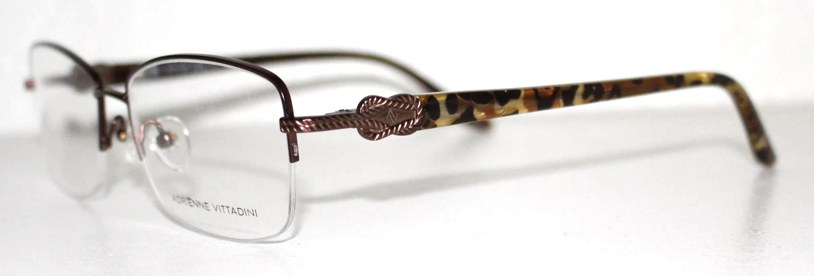 ADRIENNE VITTADINI 1194 BRN BROWN New Optical Eyeglass Frames For Women ITALY
