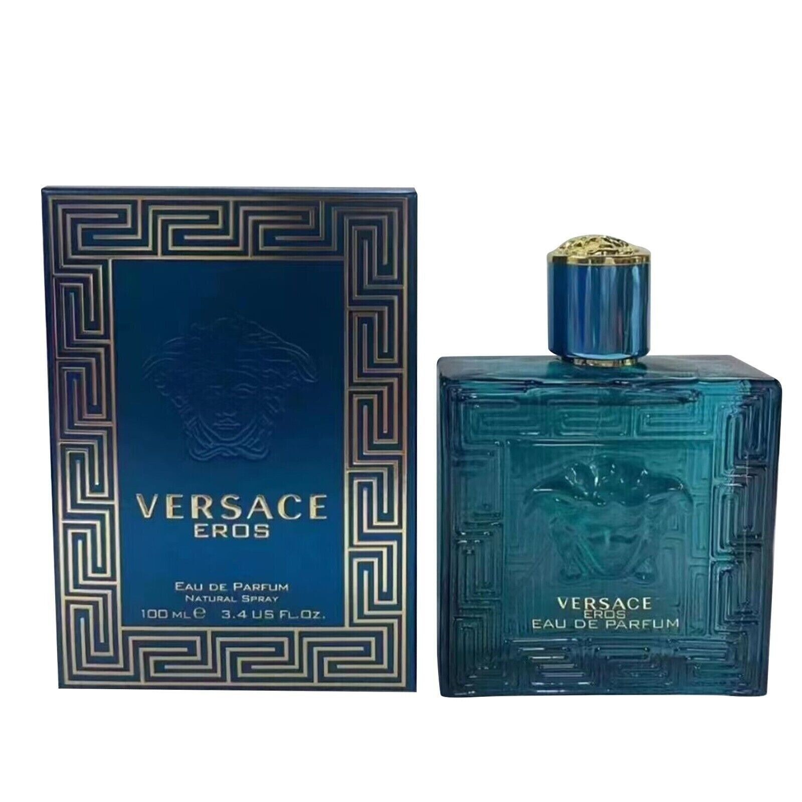 Versace Eros by Versace 100 ml 3.4 oz EDP Cologne Spray for Men New