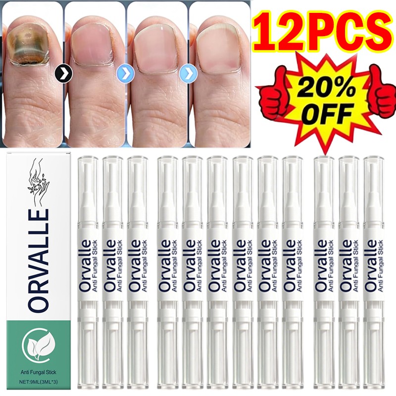 12PCS Orville Nail Fungus Pen Anti Fungus Infection Nail Care Repair Pen Toenail