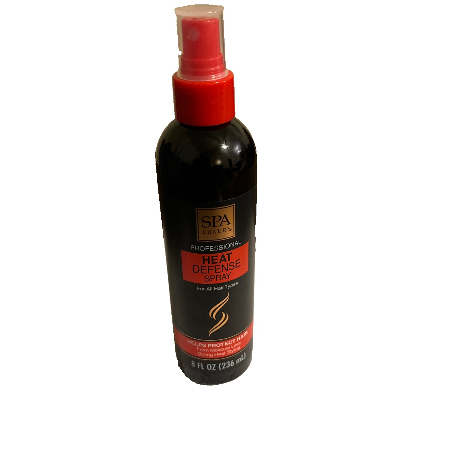 Spa Luxury Heat Defense Hair Spray Protect & Shine Mist 8oz For All Hair Types