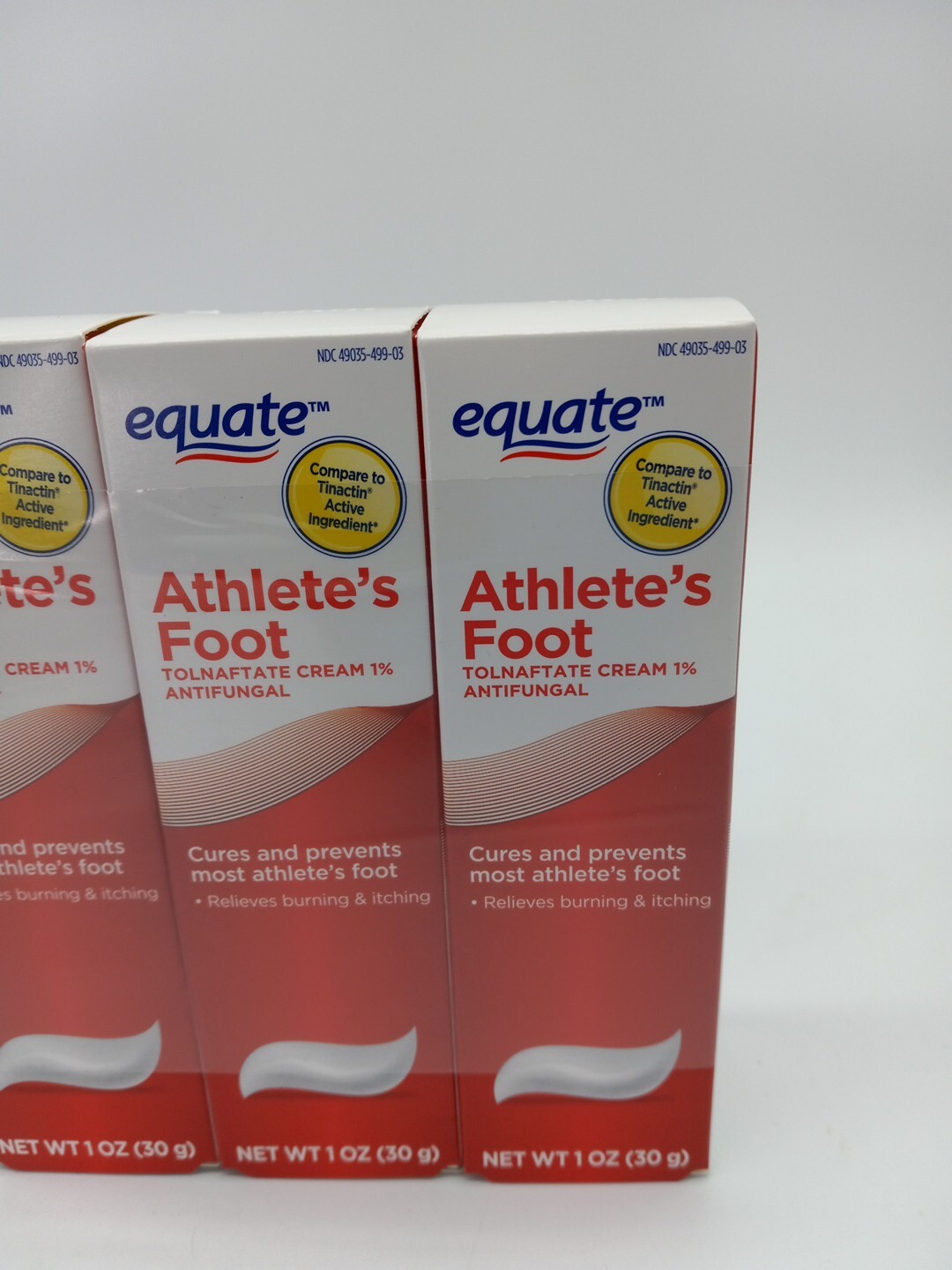 3X Compares To Tinactin Athlete’s Foot Treatment Antifungal Cream 1oz exp 6/27