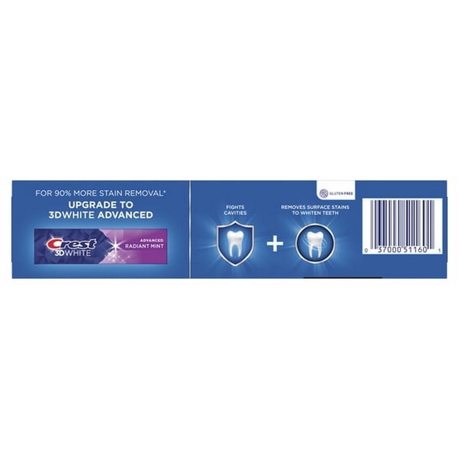 Crest Plus Baking Soda & Peroxide Teeth Whitening Toothpaste,Mint, 5.7 oz,3 Pack