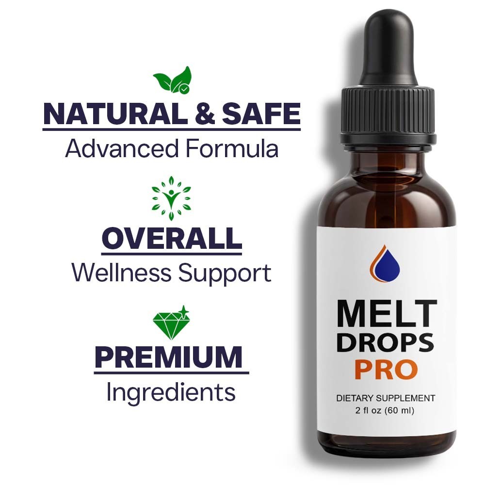 (1 Pack) Melt Drops Pro for Weight Loss – Premium Fat Burning Support Formula