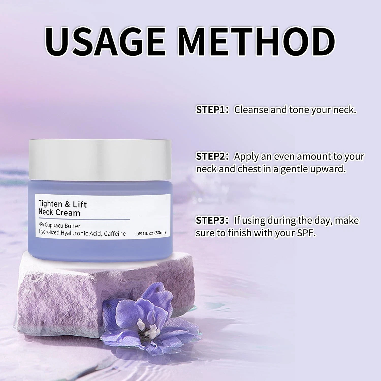 Go New Pure Beauty Tighten & Lift Neck Firming Cream – Anti-Aging Neck Creams fo
