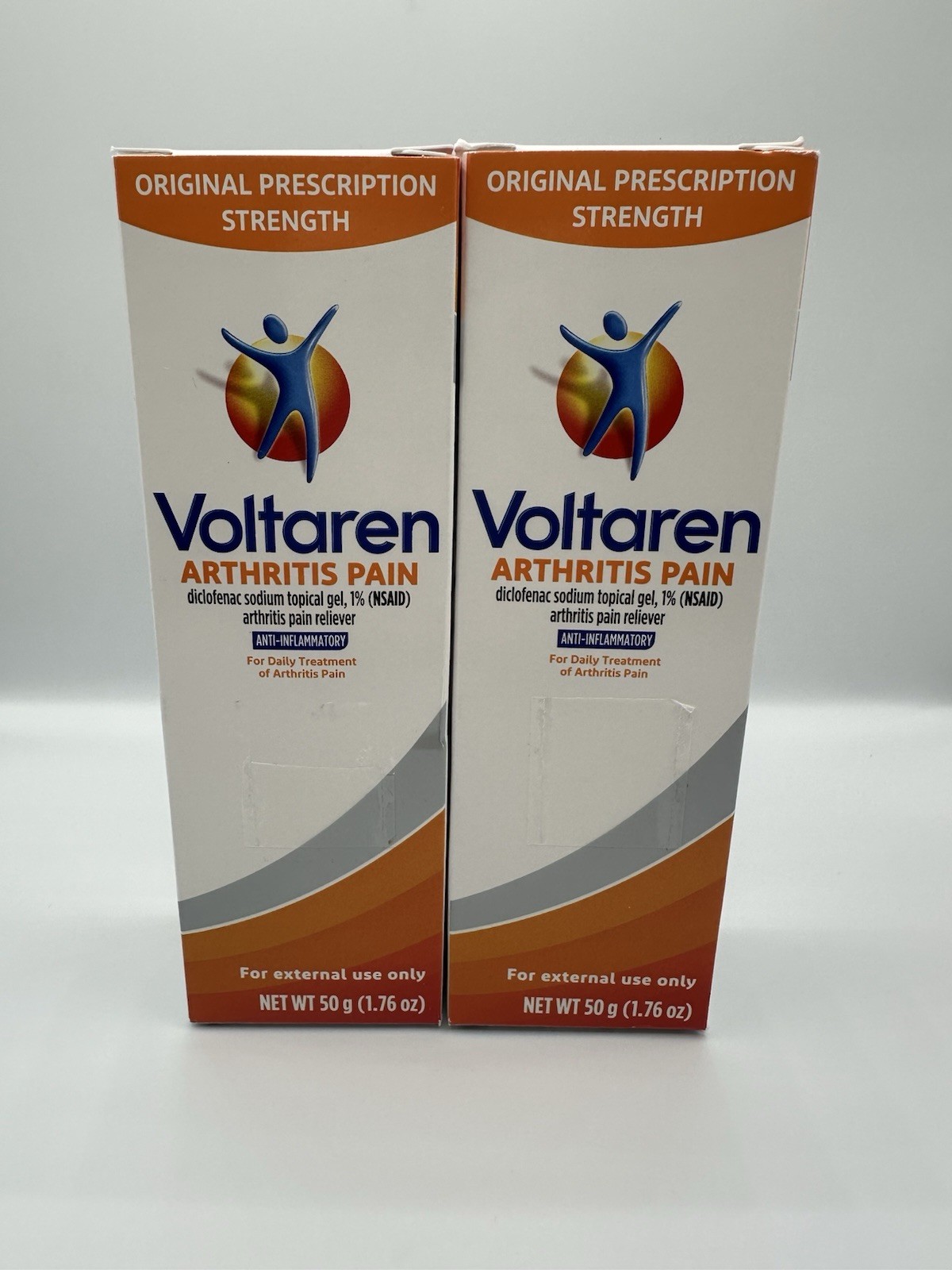 2 Voltaren Arthritis Pain Gel – 1.7oz/50g Tube Anti-inflammatory Exp 04/2028+
