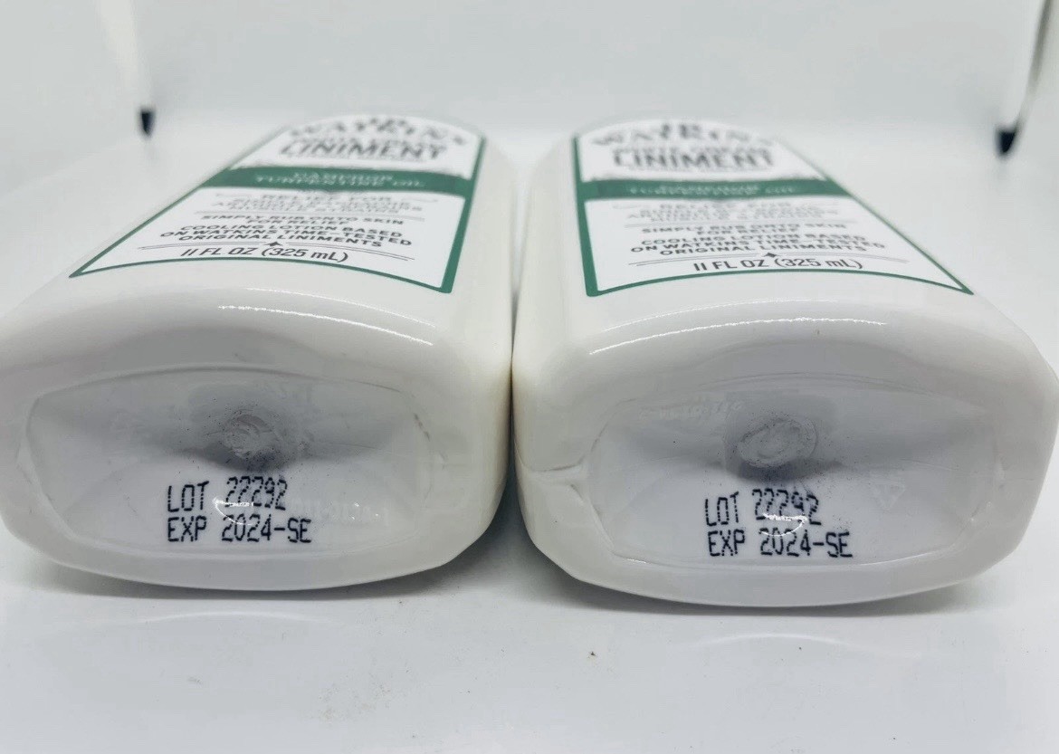 New! 2Pack-J.R. Watkins White Cream Liniment – 11 Oz Bottle READ!