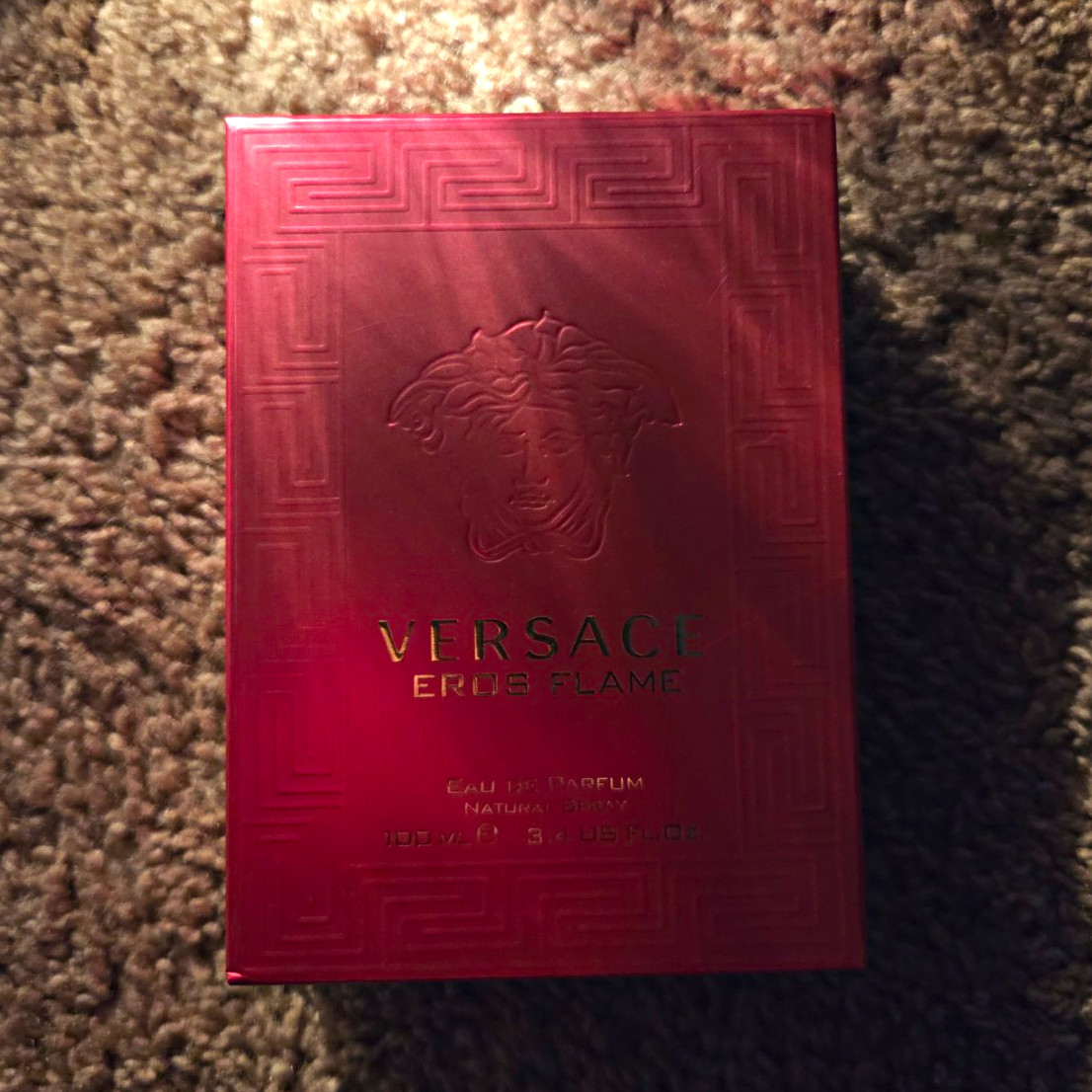 Versace Eros Flame Eau de Parfum Spray, Regular Size 3.4 fl oz