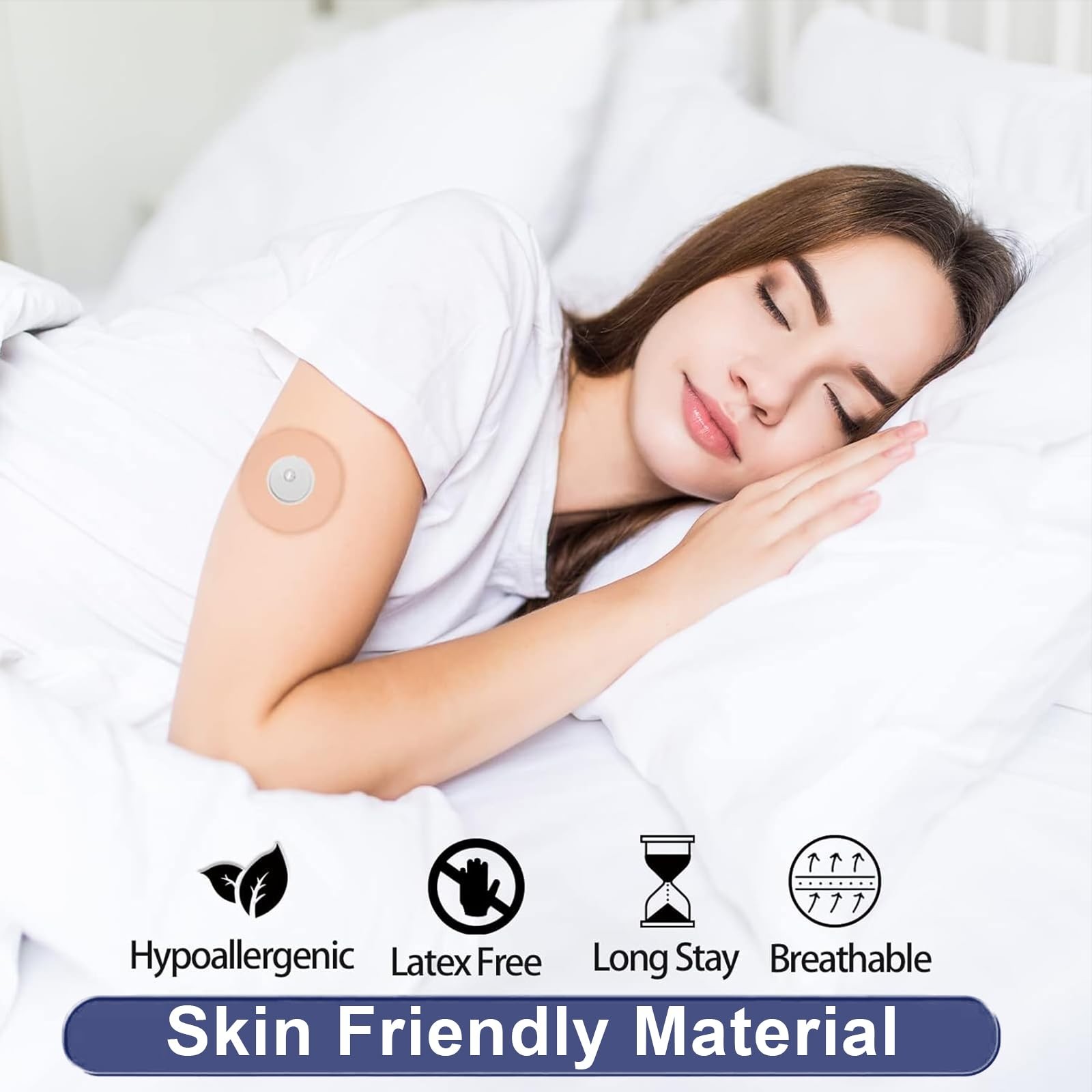 100Pcs Libre 3 Plus Sensor Covers Waterproof Freestyle Clear Adhesive Patches…