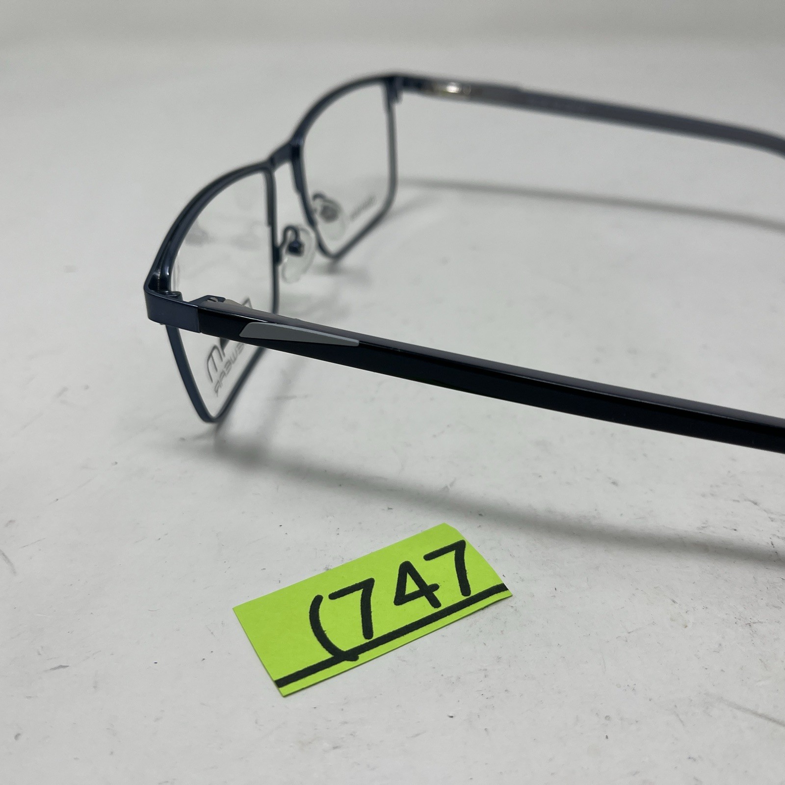 BAM EYEWEAR 520 Blue 58-18-150 Large Flex Hinge Eyeglasses (747